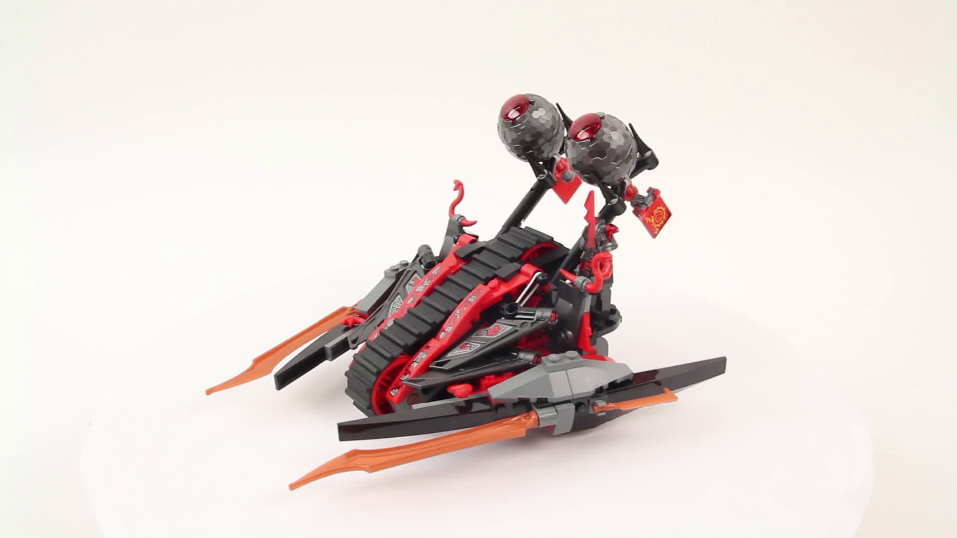 乐高 旋风忍者 70624 朱砂入侵者-乐高速建