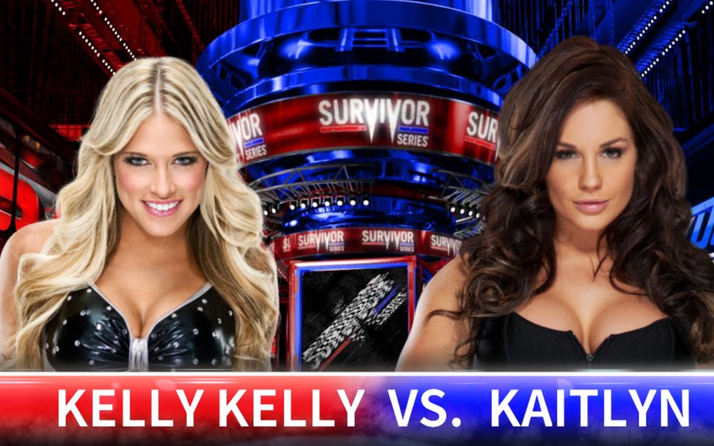 [图]WWE2K19 两位女神的对决 Kelly Kelly VS kaitlyn