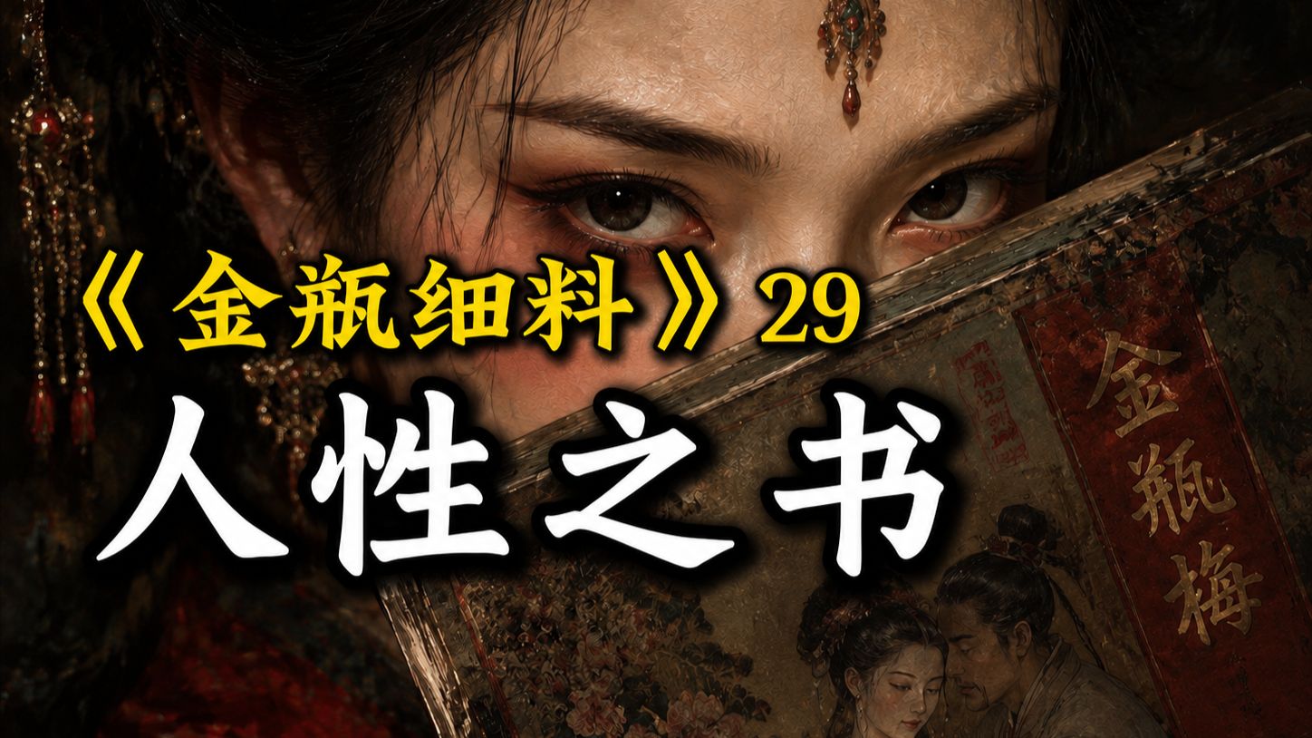 第一奇书的人性密码，什么是善、什么是恶？【金瓶细料29】