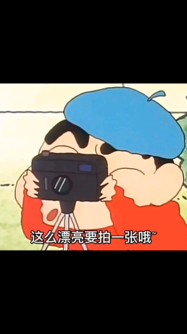 蜡笔小新拍照模板