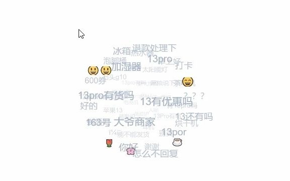 3D词云图哔哩哔哩bilibili