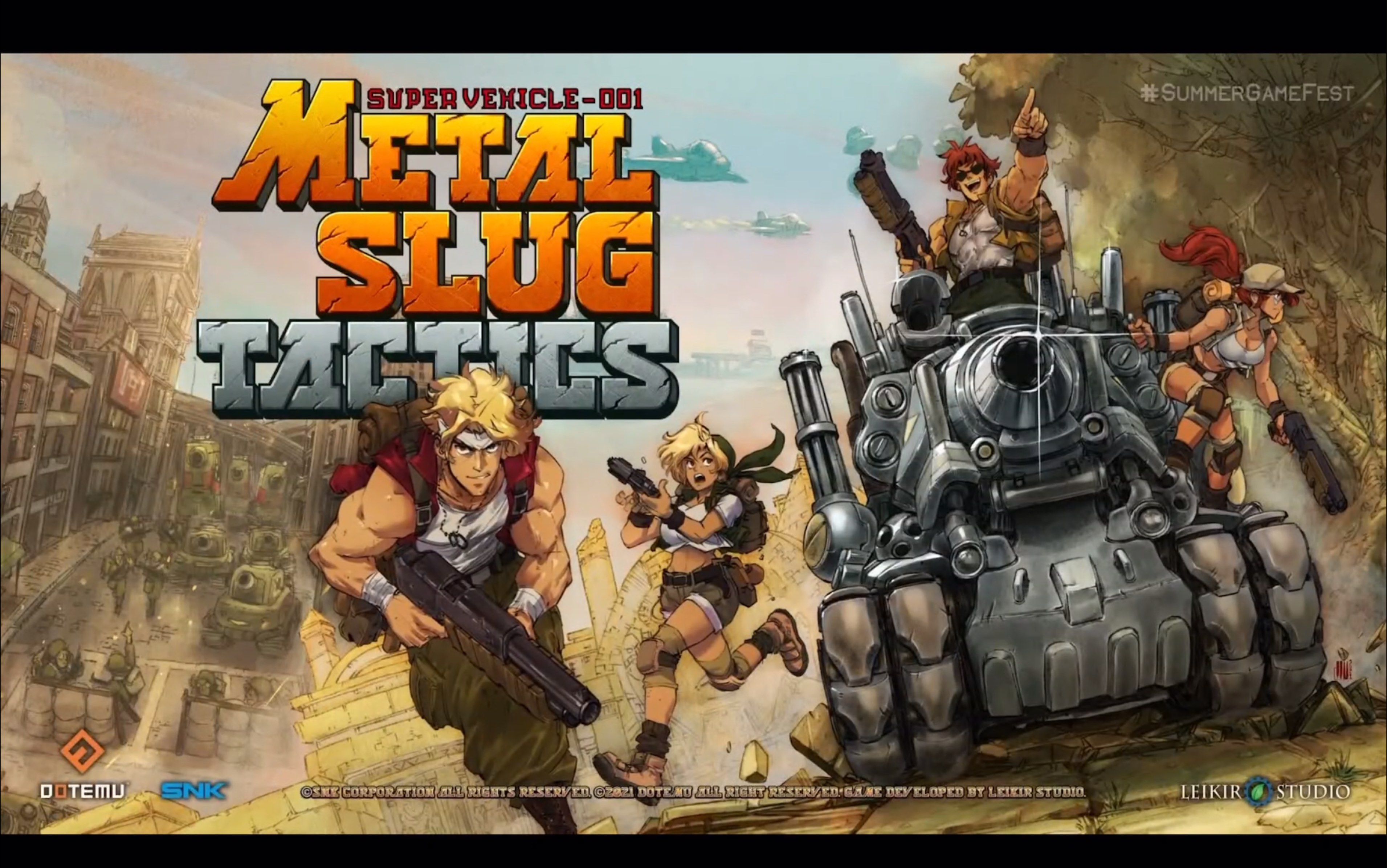 《合金弹头战略版》预告:经典像素游戏配《xcom》策略玩法.