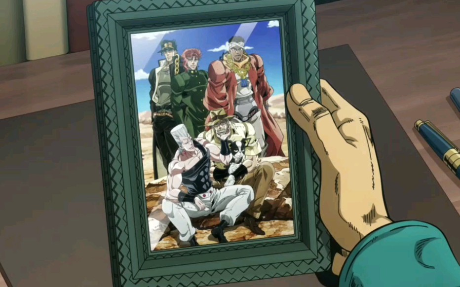 【jojo的奇妙冒险】jojo中这张打dio团的照片出现过几次?