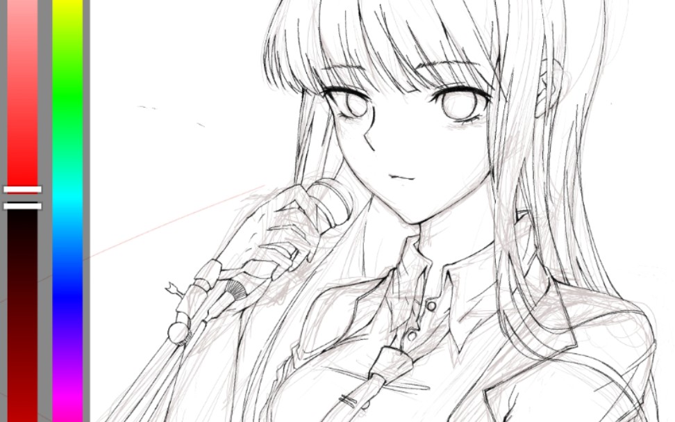 原速指绘—白色相簿冬马和纱medibangpaint