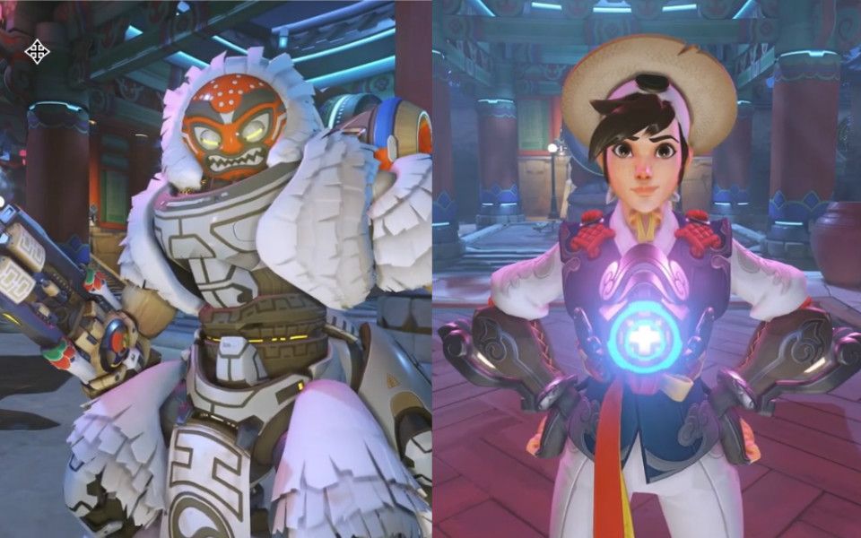 守望2019春节皮肤奥丽莎猎空韩国旧正系列