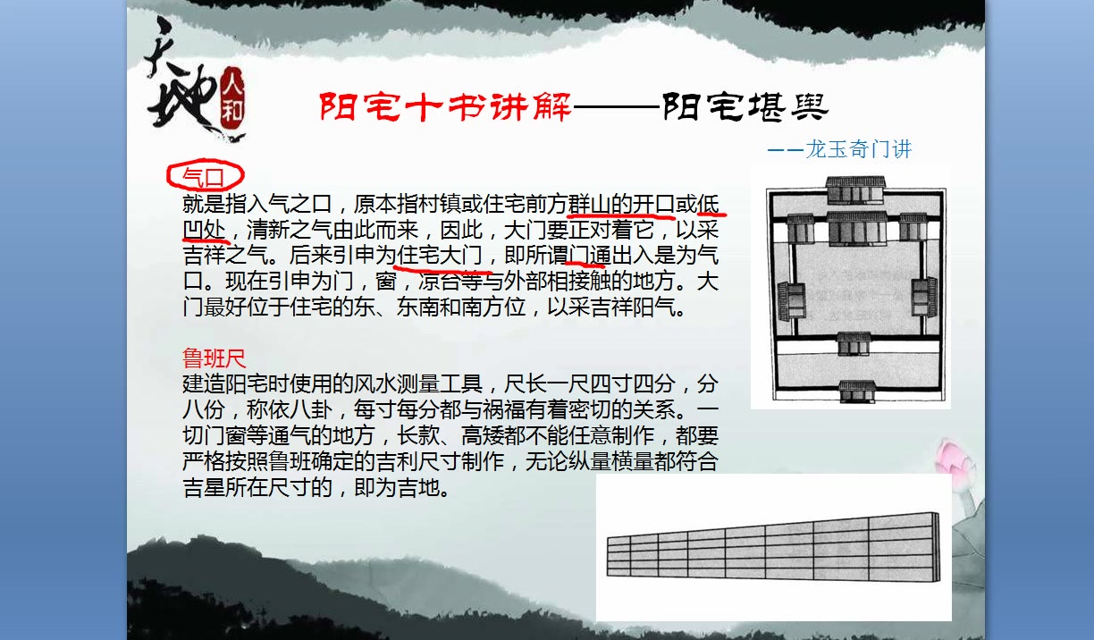 [图]阳宅十书居家风水07-八宅风水概念-龙玉奇门讲