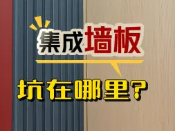 Télécharger la video: 集成墙板的坑在哪里