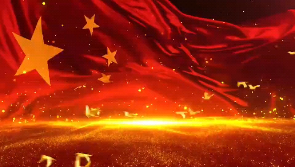 红色演讲背景乐