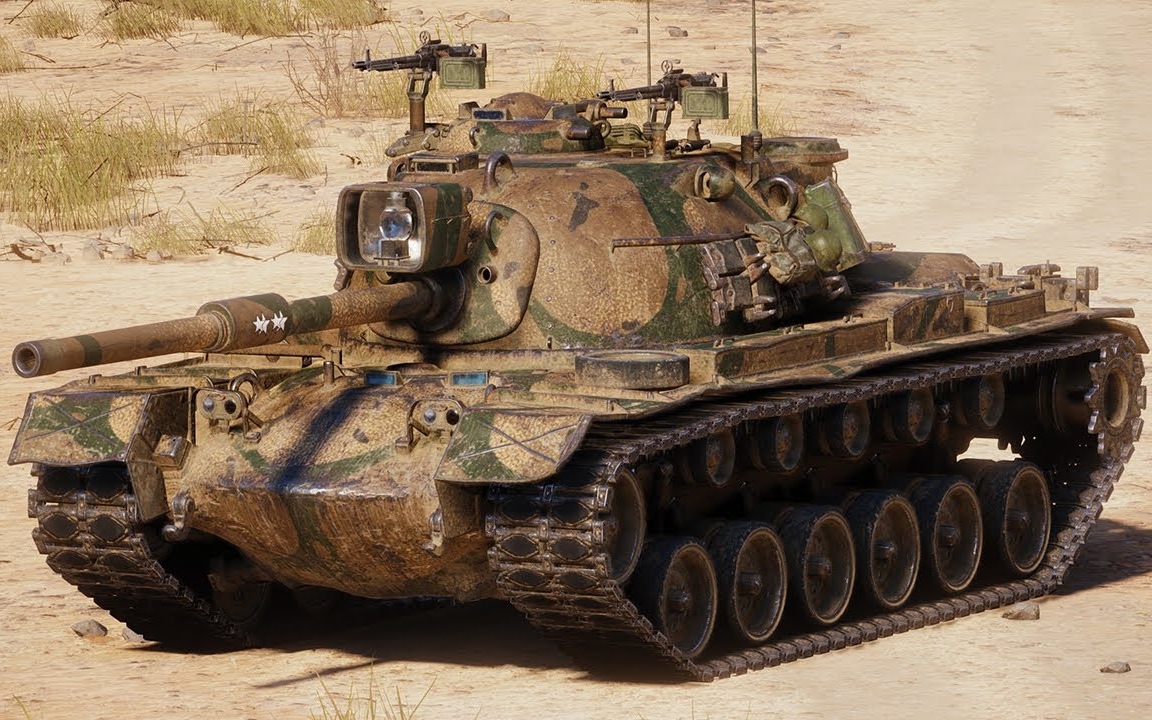 [lacho wot replays] 坦克世界 m48a5 巴顿 - 6杀 1.