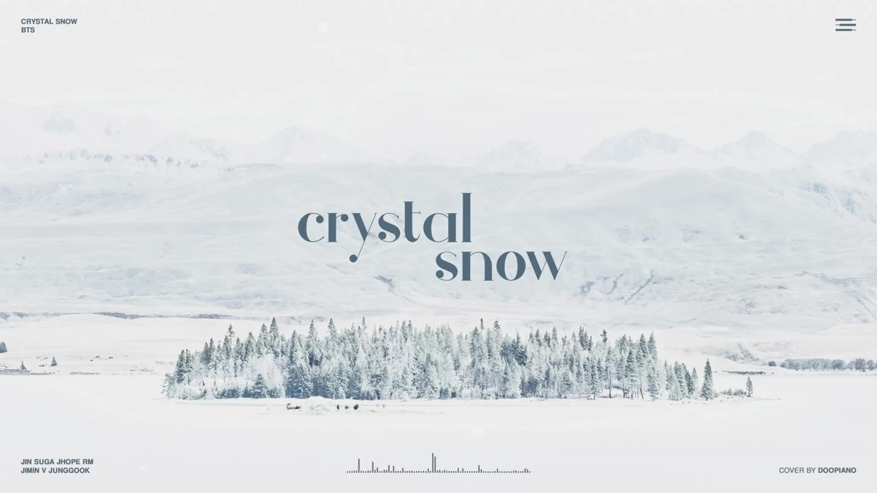 【防弹少年团】BTSCrystal Snow 钢琴版哔哩哔哩bilibili