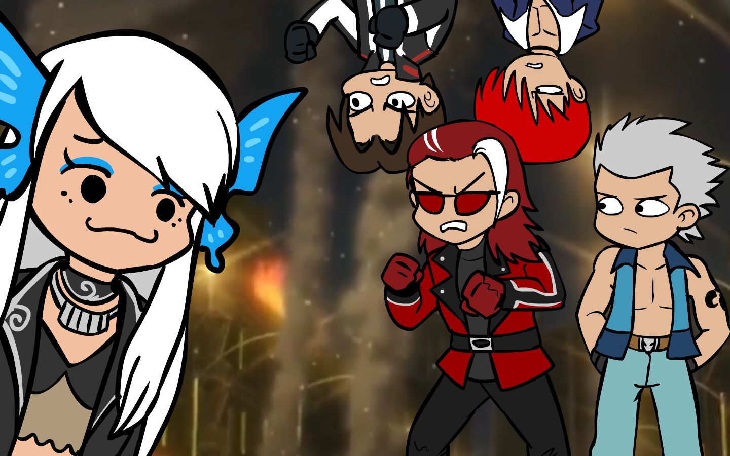 一分钟看完拳皇另一天【kof恶搞】