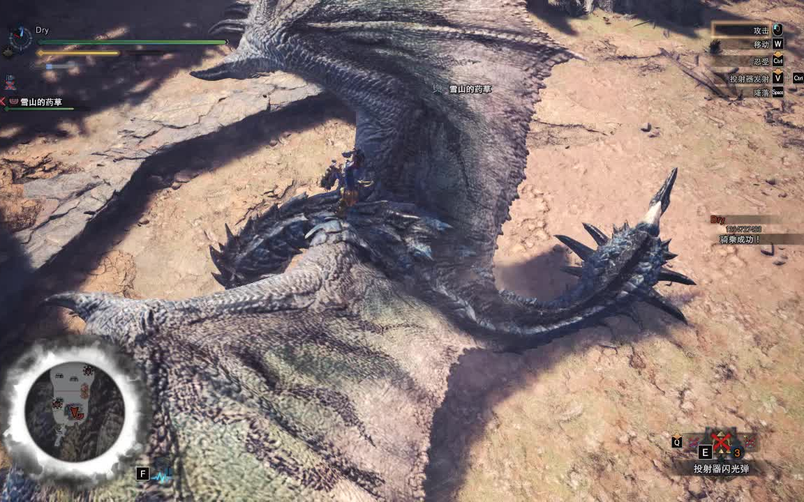 怪物猎人世界 9分钟苍火龙斗技大会 陷阱闪光道具猎人