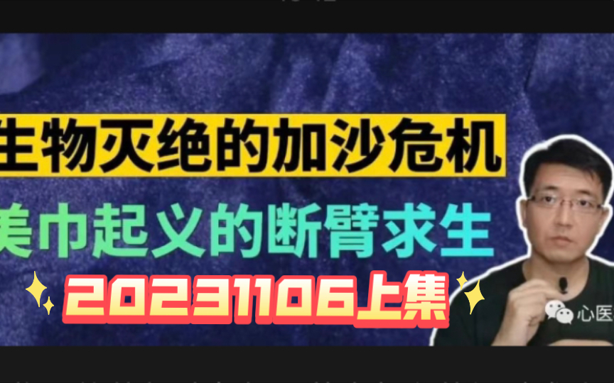 心医:加沙 无法治愈 却已心死 20231106上集哔哩哔哩bilibili