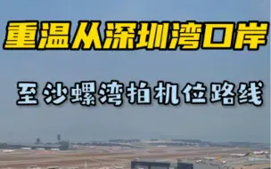 下载视频: 重温从深圳湾口岸至沙螺湾拍机位路线，每一步都需要勇气。