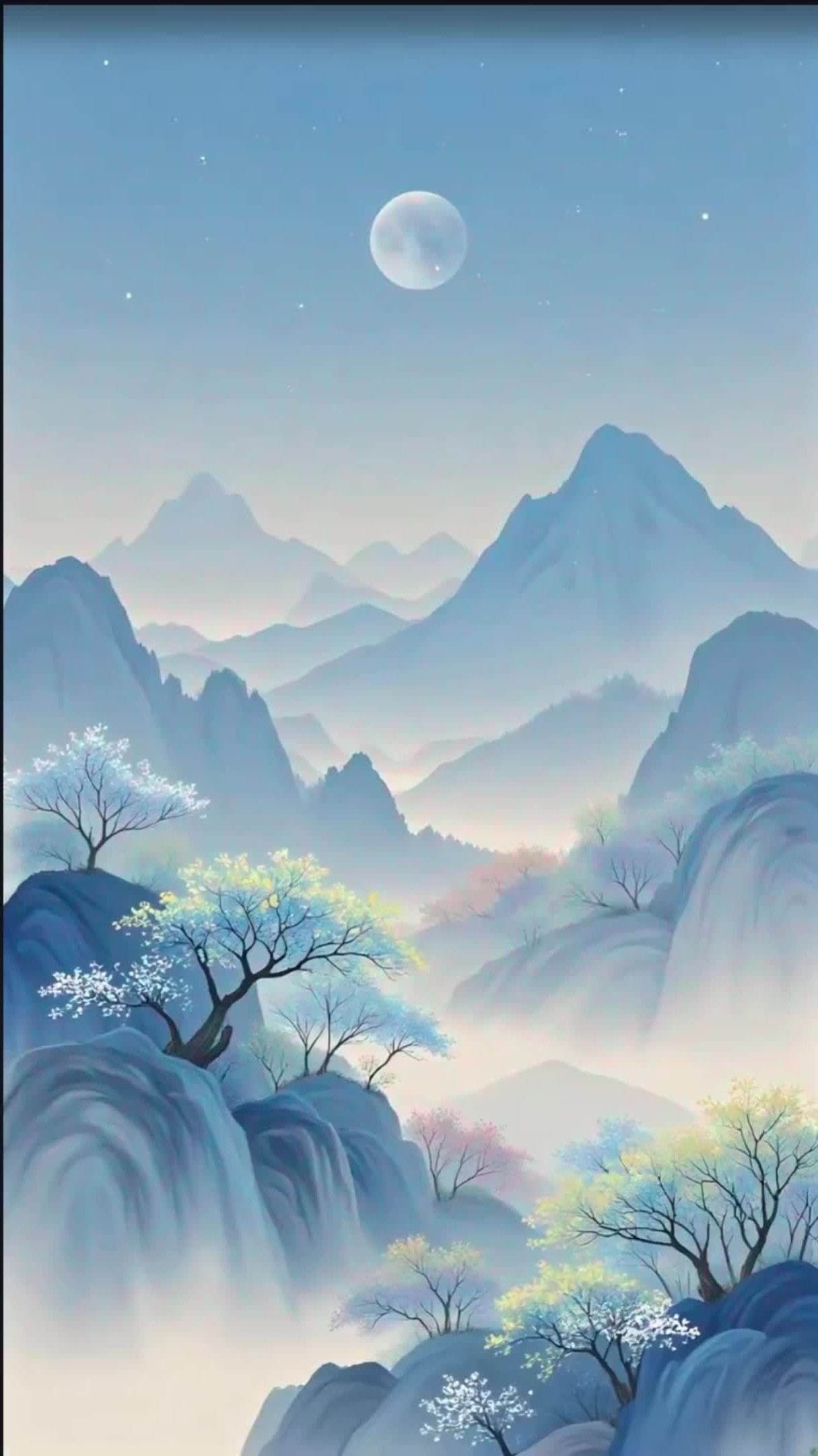 清透古风风景画,若隐若现,融汇现实与想象,美不胜收!