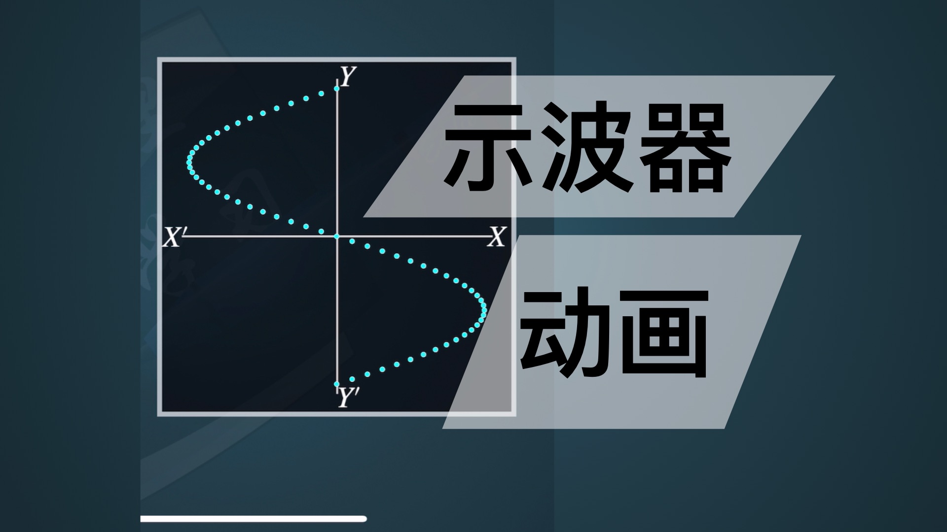 一个动画学会示波器高中物理电学