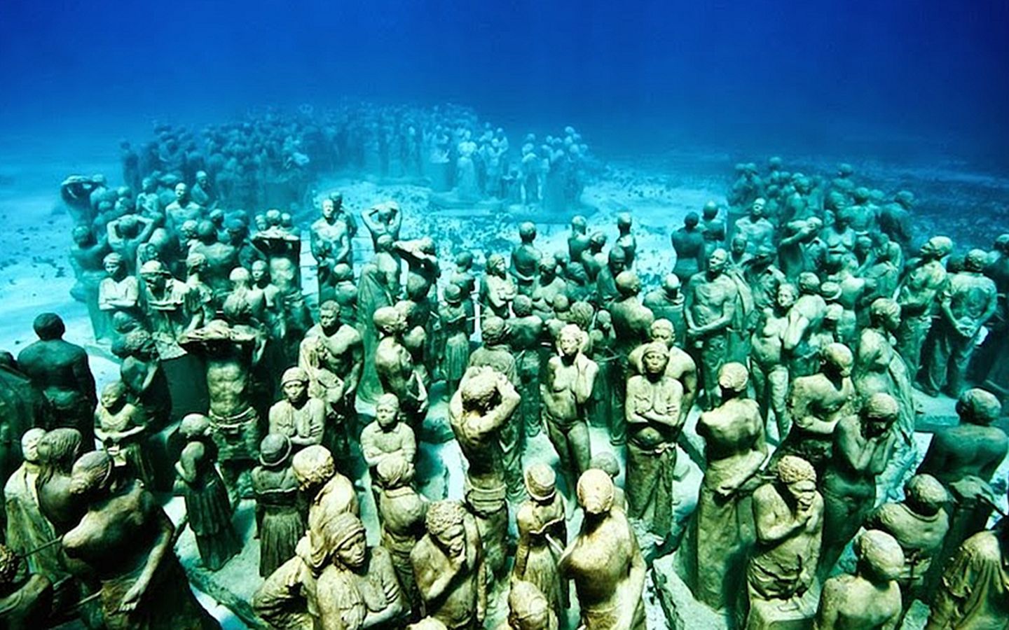 [图]水下沉思者！世界各地的海底，有一群不会说话的环保主义者【寰球大百科343】