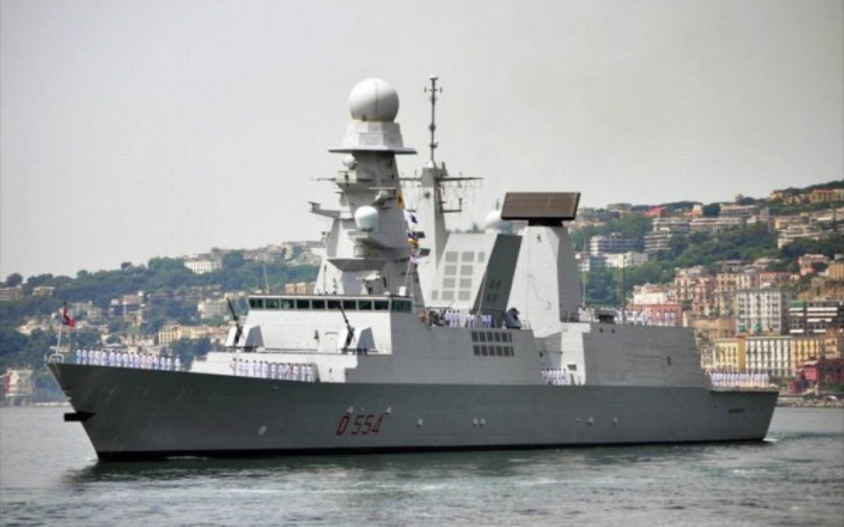 现代战舰平民版小和意大利d554卡欧迪里奥号地平线级驱逐舰实战