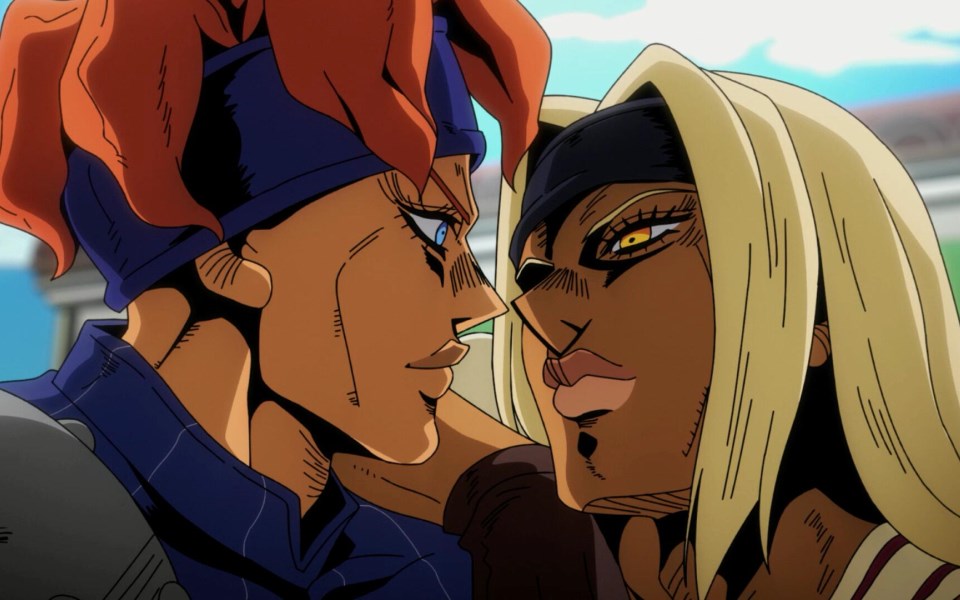 jojo的奇妙冒险黄金之风第23话冲击与面部特写