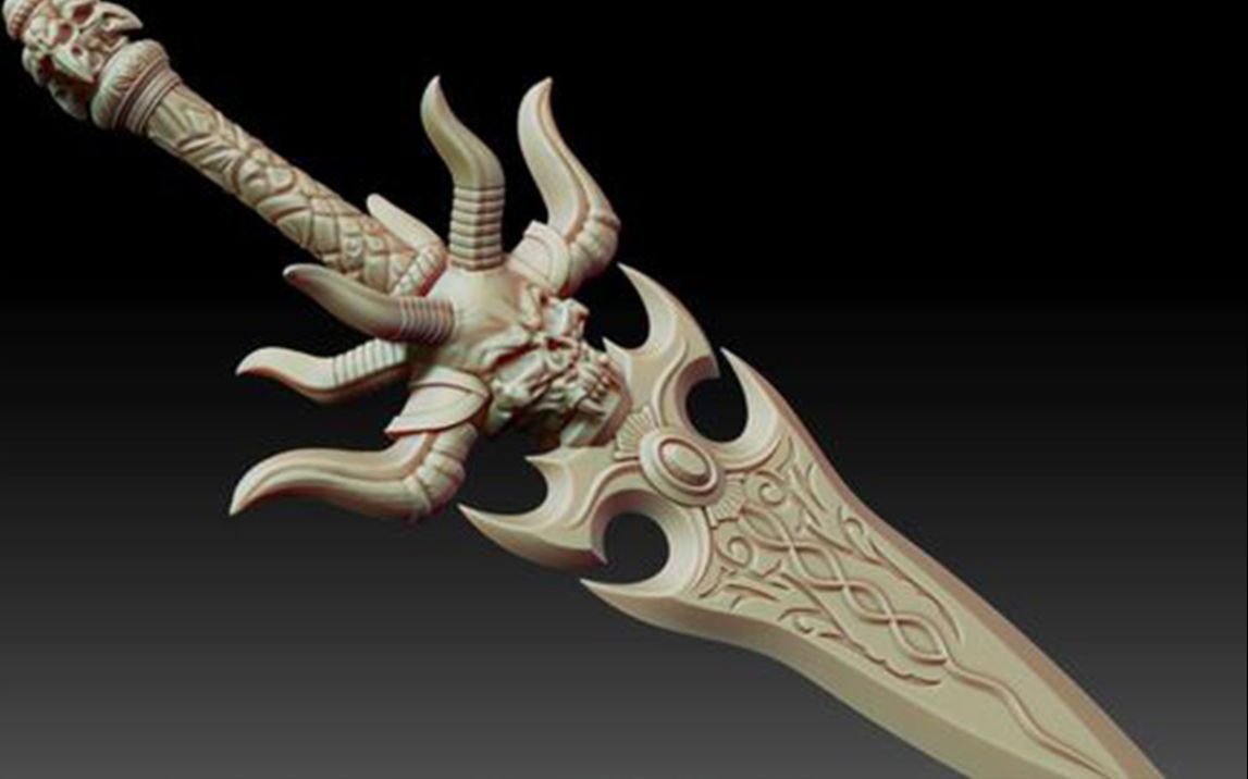 maxzbrush建模dnf特輯魔劍阿波菲斯武器製作