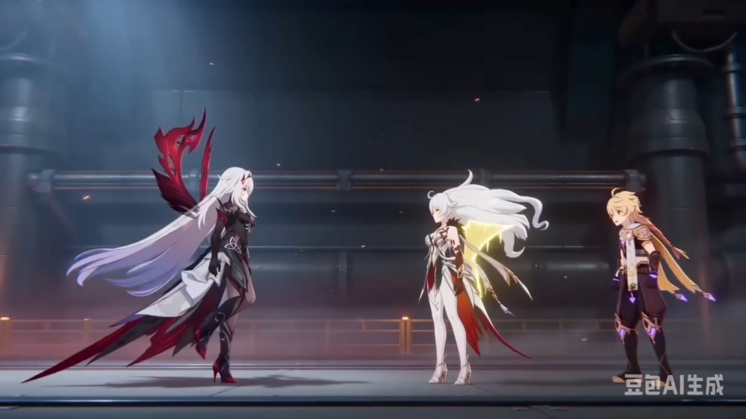 如果无神怜爱的雪国 PV 后续是这样的（若娜瓦vs阿斯莫代）