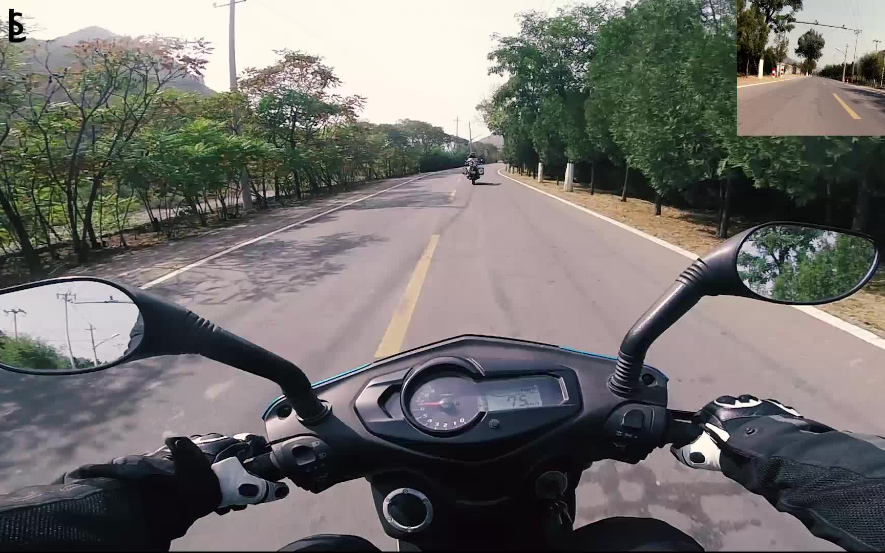 1sam《MotoVlog 1》 林海160劲战 灵山 主视角骑行 pov哔哩哔哩bilibili