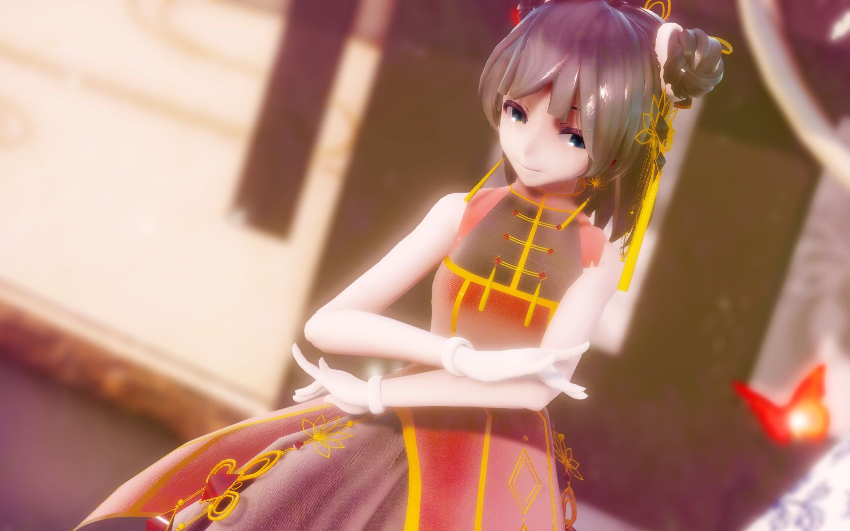 【食物语mmd/女少主/服改】梦啼妆泪红阑干~琵琶行