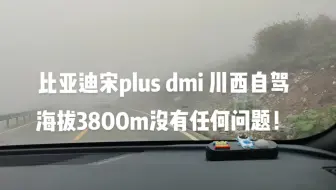 比亚迪宋plus dmi 自驾川西 海拔3800没有任何问题！