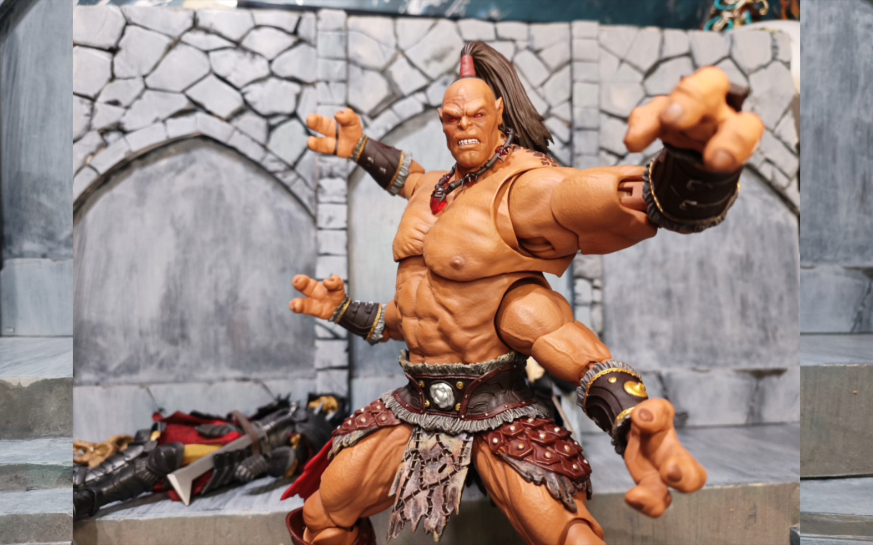 【晃悠藏的小玩具】手多玩法就是多 stormtoys真人快打四手goro