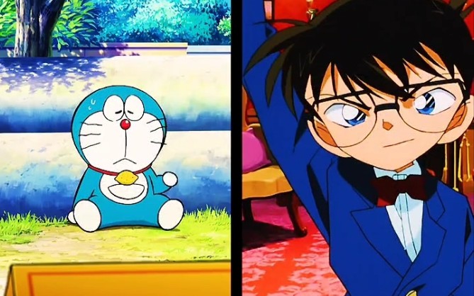 哆啦a梦联动名侦探柯南!