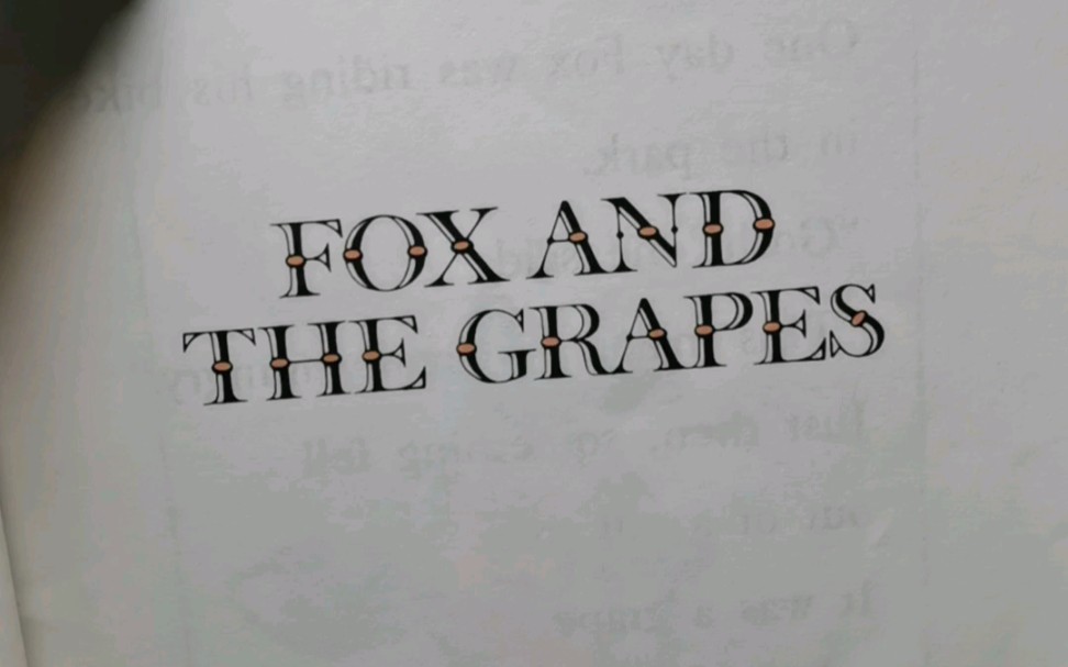 [图]FOX AND THE GRAPES by Edward Marshall pictures by James Marshall