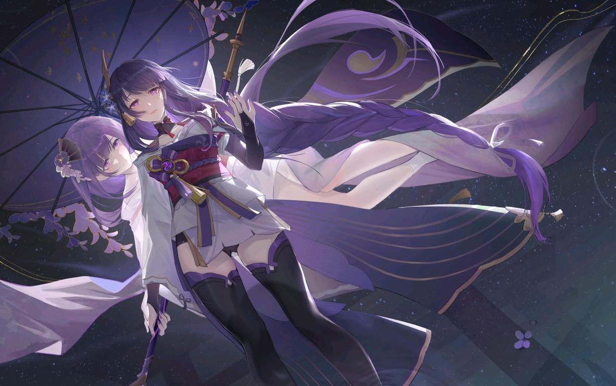 【原神】没过剧情的一定要记得截屏!雷电真的cg太美了