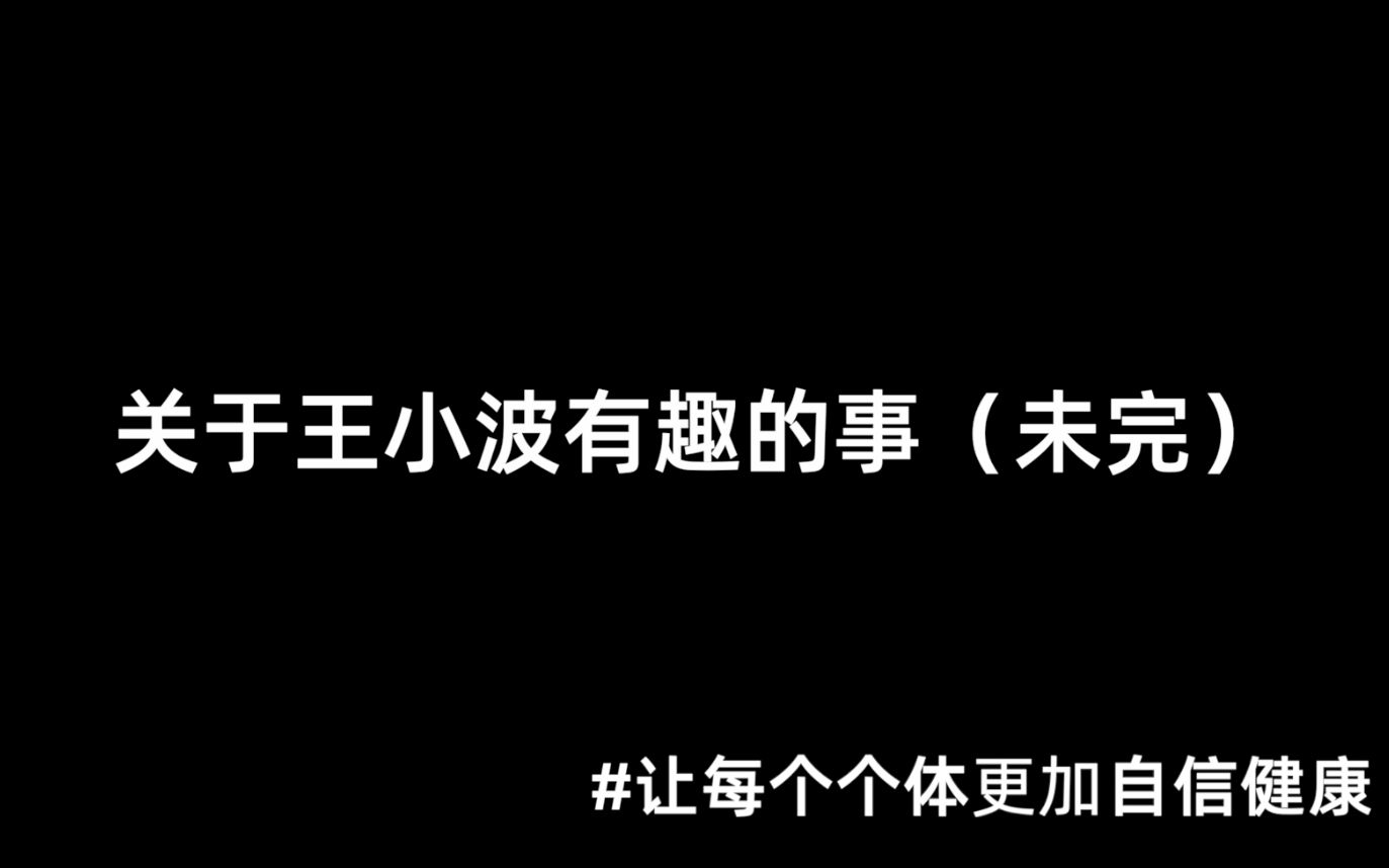 关于王小波有趣的事(未完)哔哩哔哩bilibili