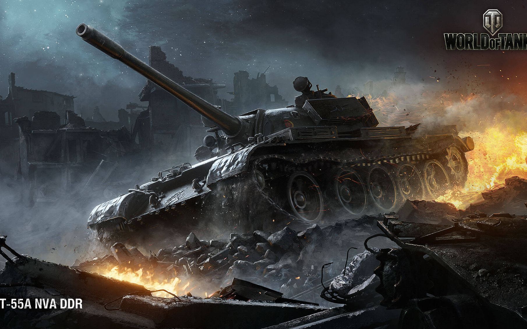 分享坦克世界t55a6杀大逆风翻盘点打4k2埃勒斯堡