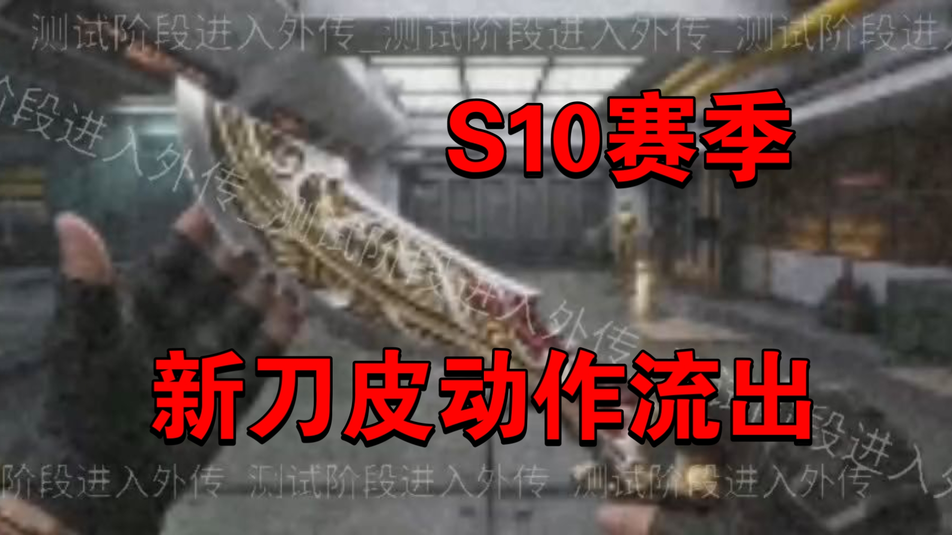 三角洲s10新刀皮动作流出！