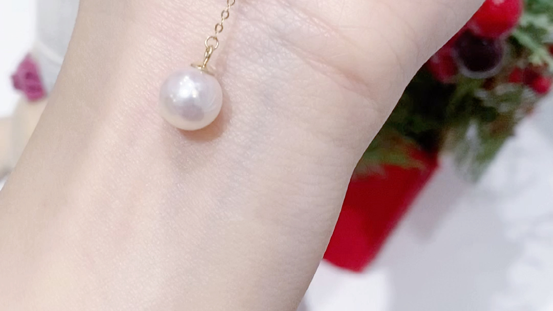 akoya淡水珍珠项链,一款多戴,y字吊坠设计,长短可调,精致随心,演绎