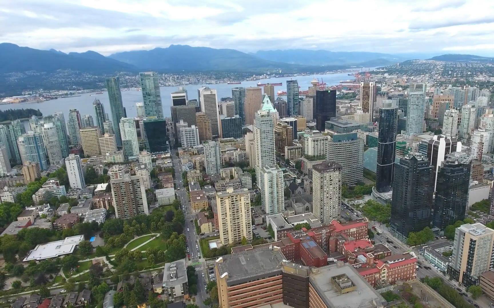 温哥华城区航拍Beautiful Downtown Vancouver 4K By Spencer哔哩哔哩bilibili