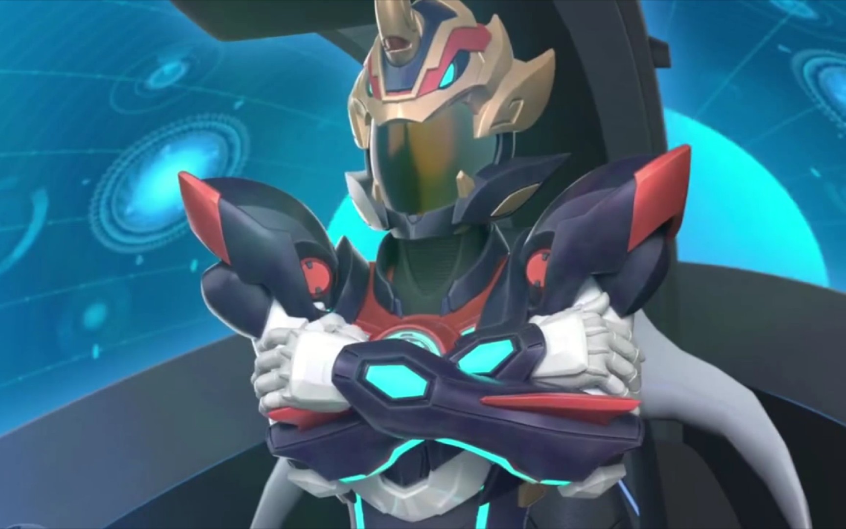 神兽金刚之地球之盾王民(配音演员张昊天)cut22剑甲青龙