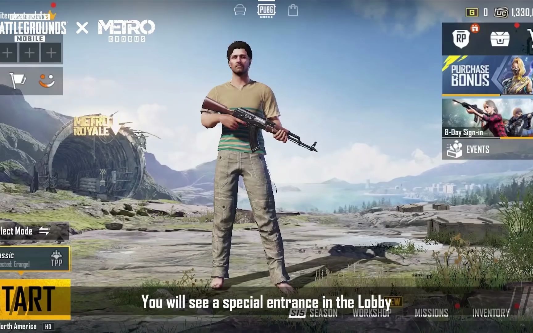 【pubg mobile】metro royale-lobby and ui guide_哔哩哔哩_bilibili