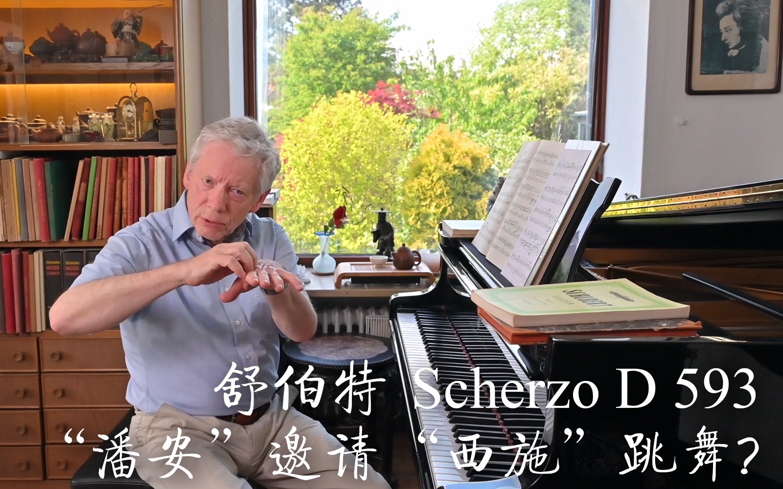 【安迪老师在德国】舒伯特《Scherzo D 593》——“潘安”邀请“西施”跳出人生第一支舞,可别踩到我的脚哟!哔哩哔哩bilibili