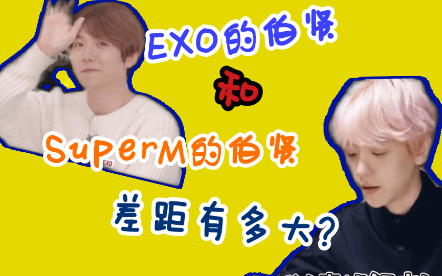 【EXO, Super M 伯贤】EXO的伯贤和Super M的伯贤差距有多大?(队长vs淘气鬼)哔哩哔哩bilibili