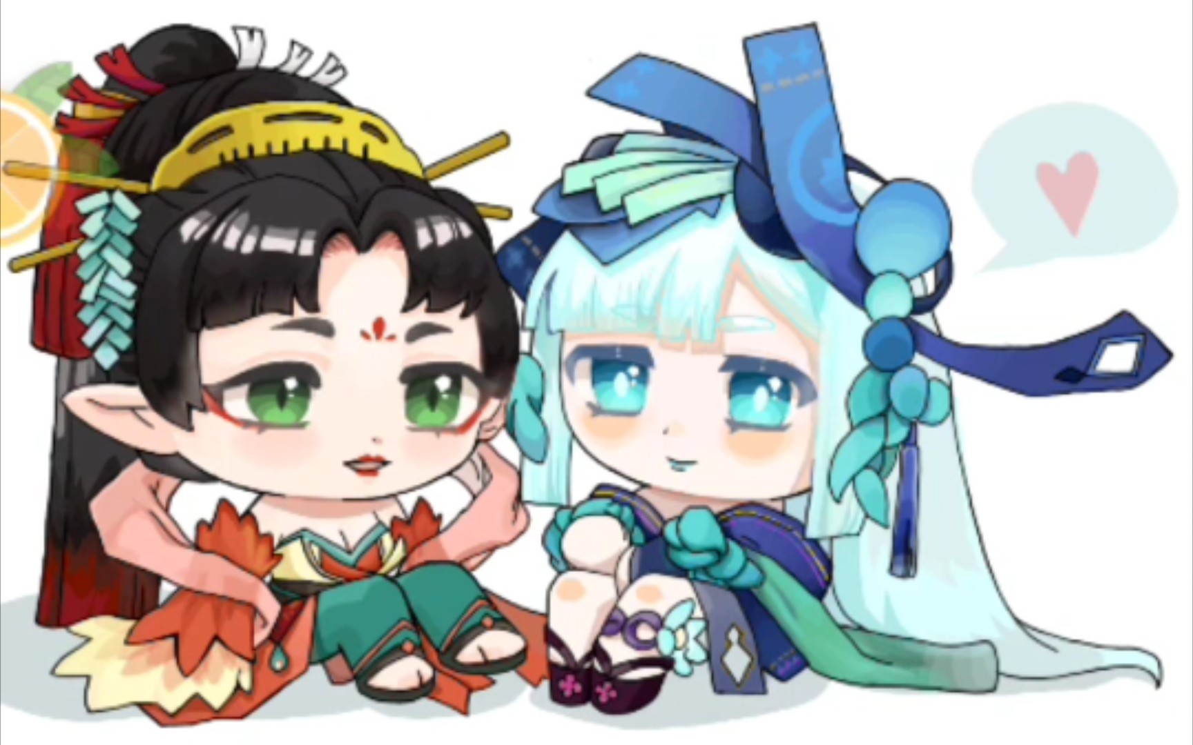 【青行灯×凤凰火】浅嗑一下灯火cp