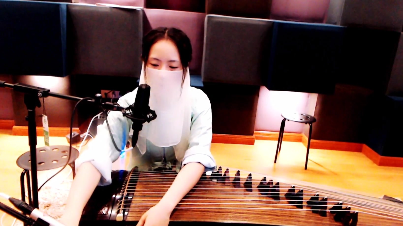 古筝墨韵moyun直播弹奏夜萤火虫和你安河桥老街好久不见苦昼短战台风