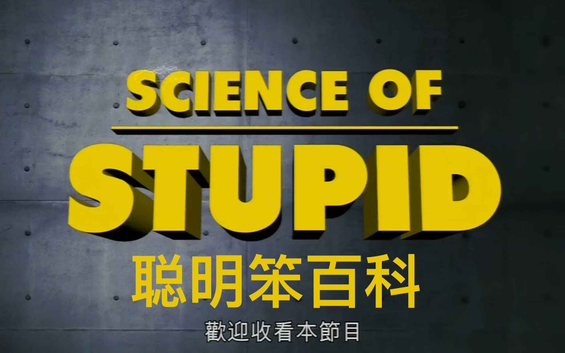 【国家地理频道】聪明笨百科/无厘头科学研究所 Science Of Stupid哔哩哔哩bilibili