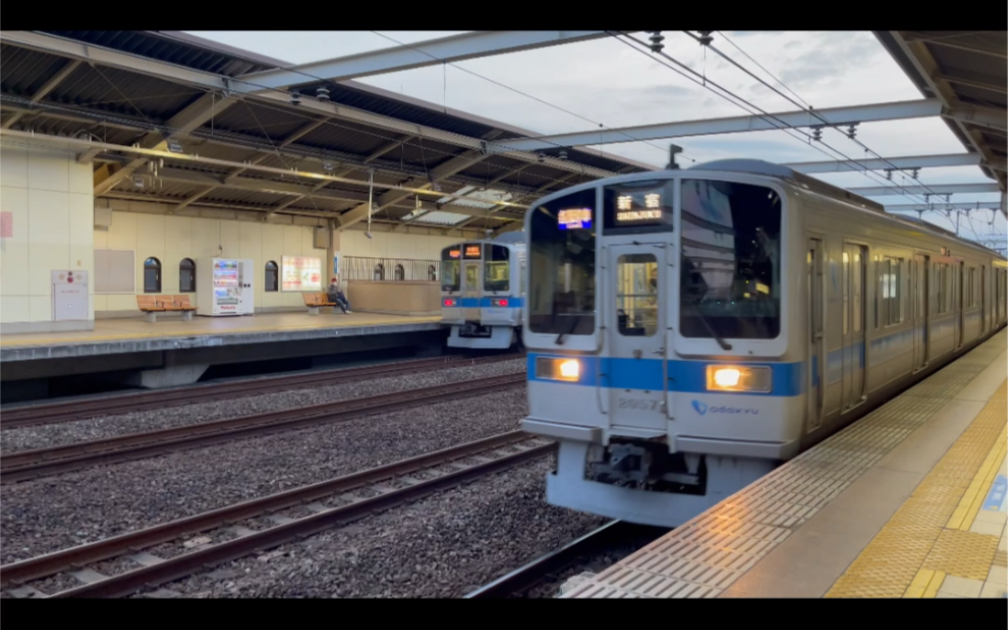 小田急电铁2000系进小田原线狛江站