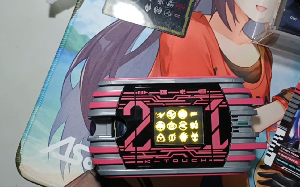 假面骑士decade品红21腰带试玩