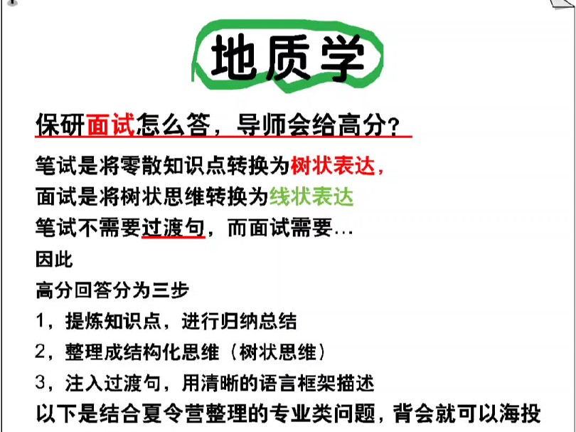 “地质学”保研不用愁,学会这些没问题.哔哩哔哩bilibili