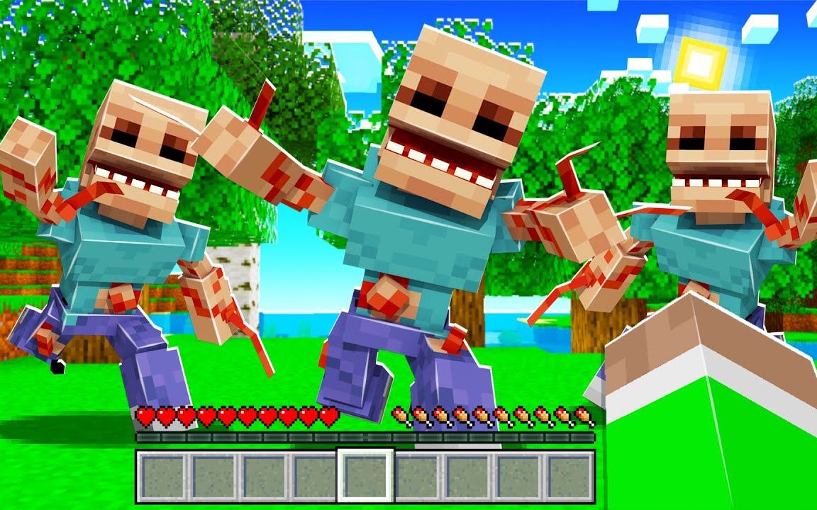 我的世界:寄生虫来袭,小猪与小牛也会攻击人?