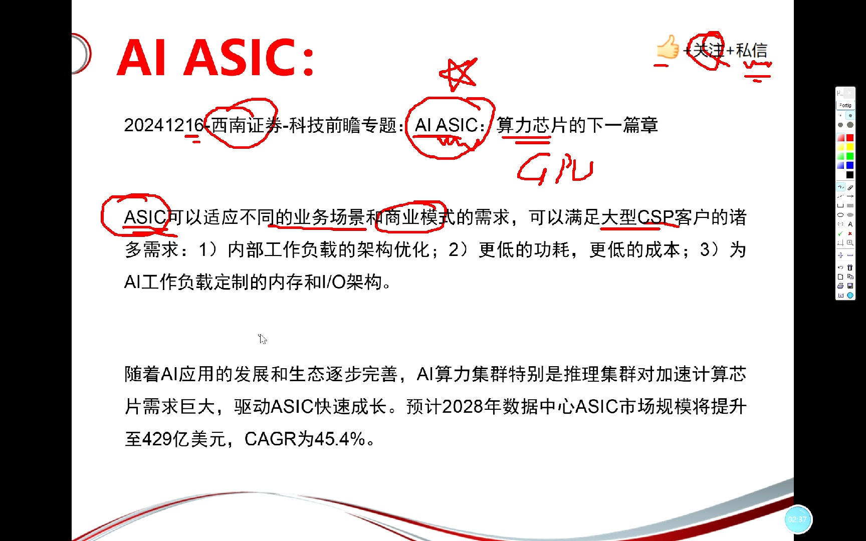 算力芯片:AI ASIC是新的篇章,后期怎么看?有哪些利好?哔哩哔哩bilibili