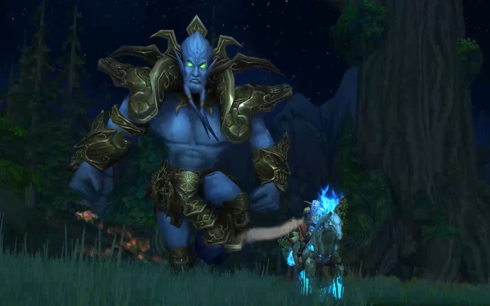 魔兽世界wow暗夜精灵战士单刷海加尔山之战视频回顾